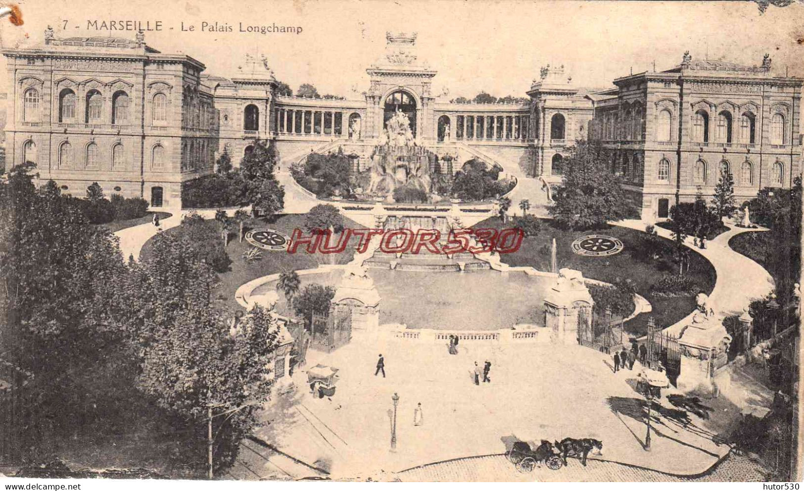 CPA MARSEILLE - LE PALAIS LONGCHAMP - Monuments