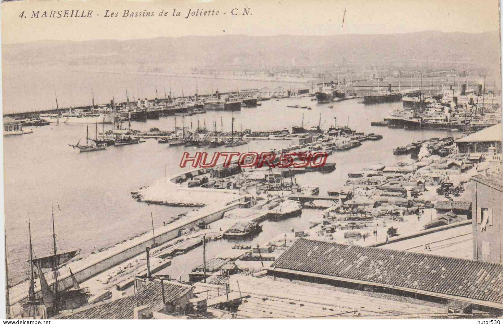 CPA MARSEILLE - LES BASSINS DE LA JOLIETTE - Joliette, Zona Portuaria