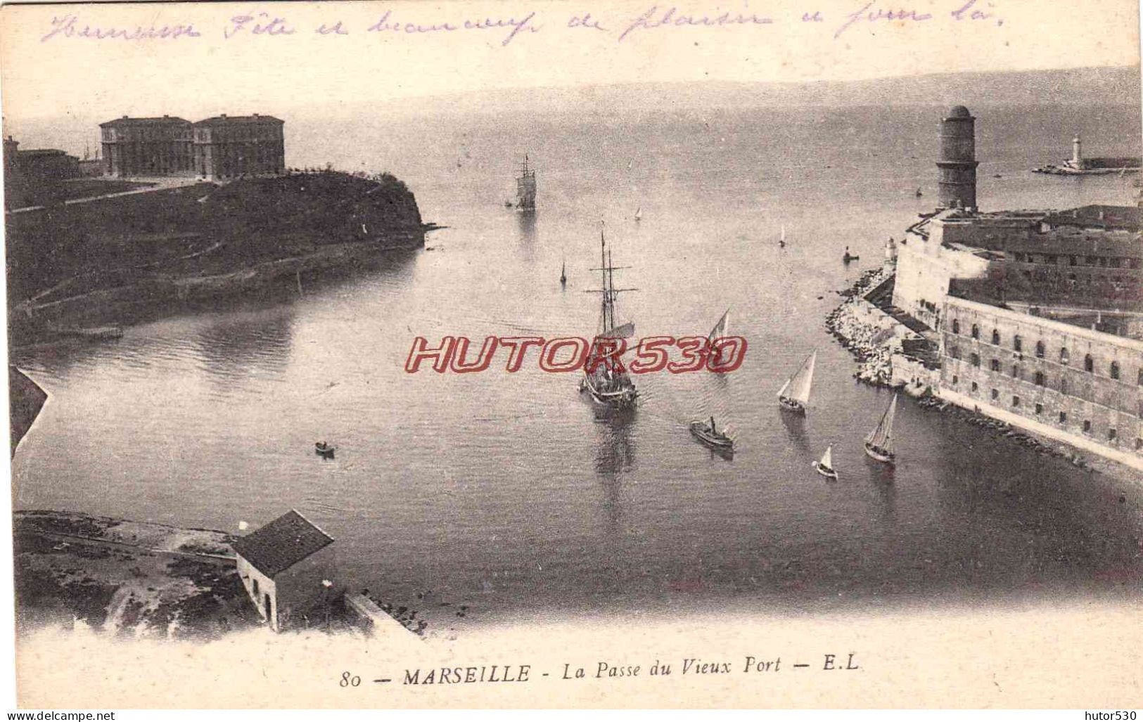 CPA MARSEILLE - LA PASSE DU VIEUX PORT - Old Port, Saint Victor, Le Panier