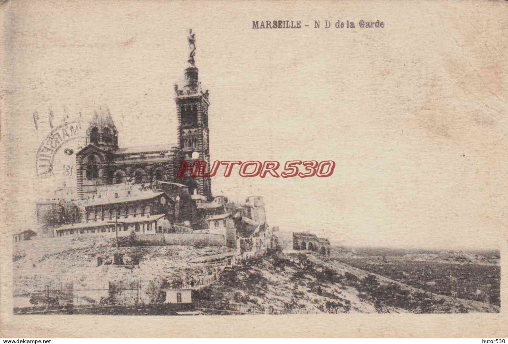 CPA MARSEILLE - NOTRE DAME DE LA GARDE - Notre-Dame De La Garde, Lift