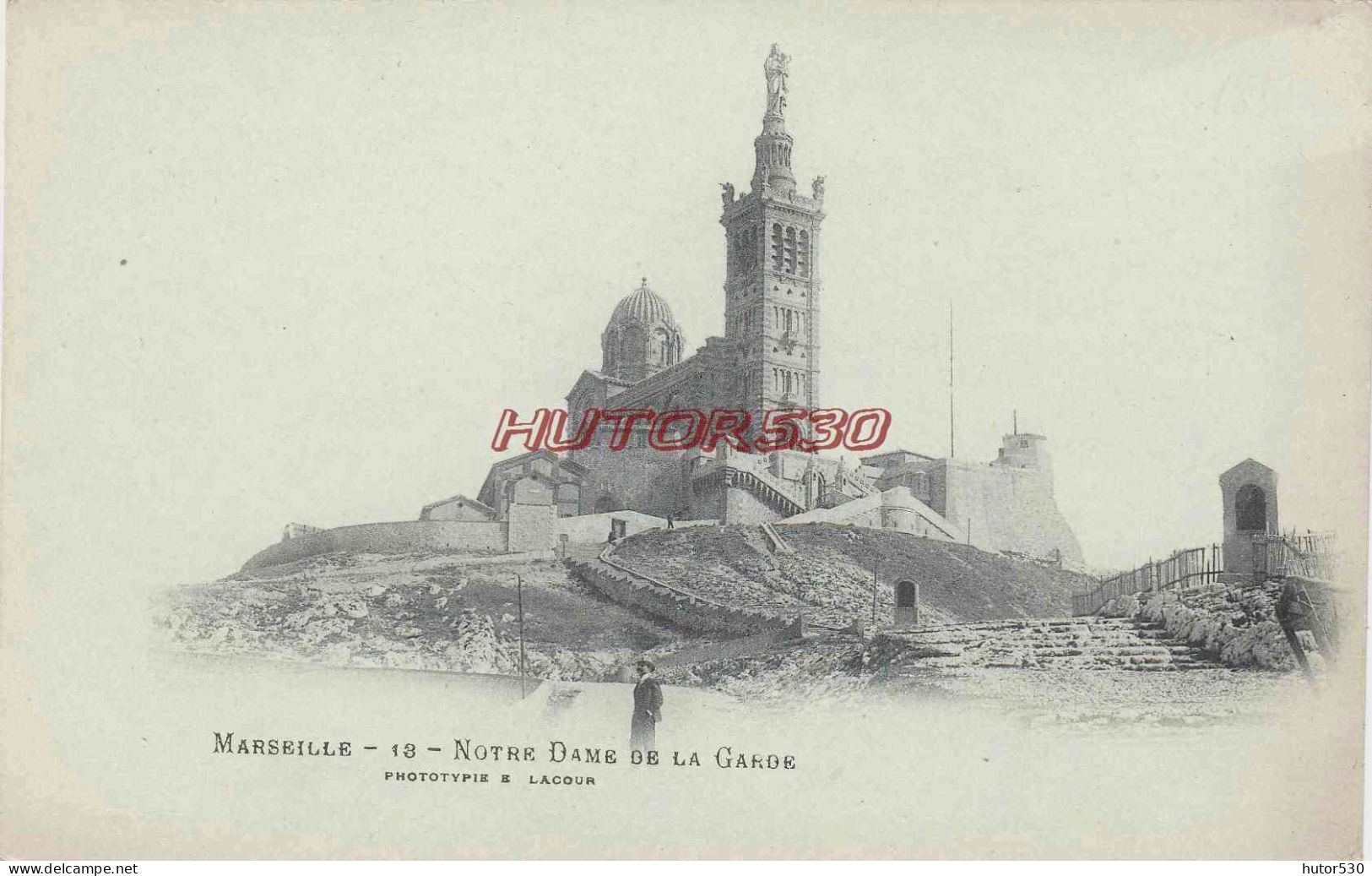 CPA MARSEILLE - NOTRE DAME DE LA GARDE - Notre-Dame De La Garde, Ascenseur