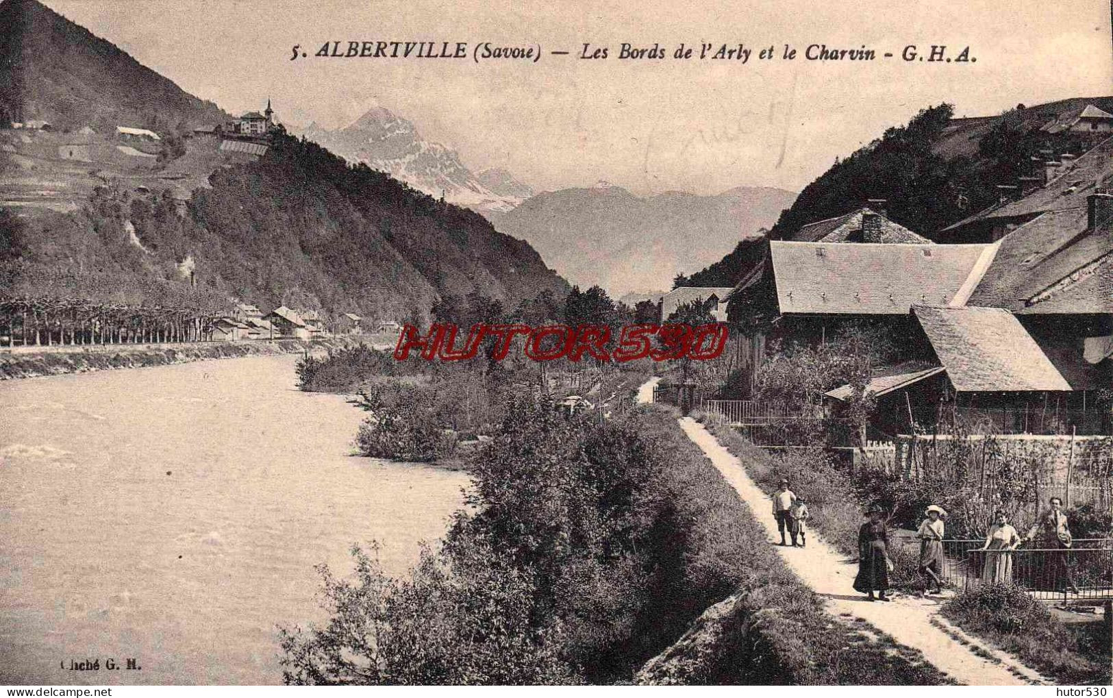 CPA ALBERTVILLE - LES BORDS DE L'ARLY ET LE CHARVIN - Albertville