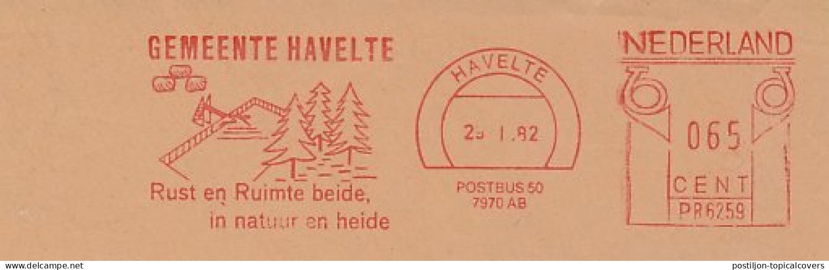 Meter Cut Netherlands 1982 - Postalia 6259 Dolmen - Megalith - Préhistoire