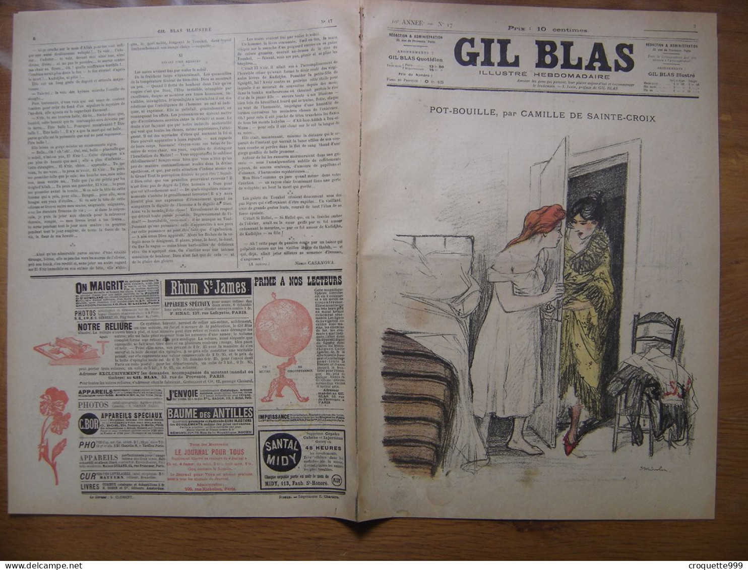 1900 GIL BLAS 17 Steinlen Prejelan Balluriau - Autres & Non Classés