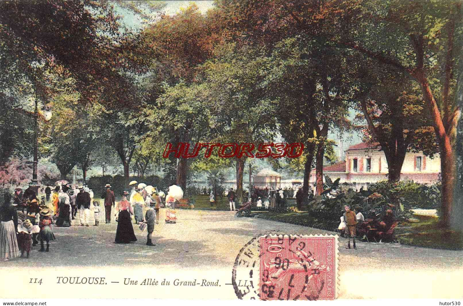 CPA TOULOUSE - UNE ALLEE DU GRAND ROND - Toulouse