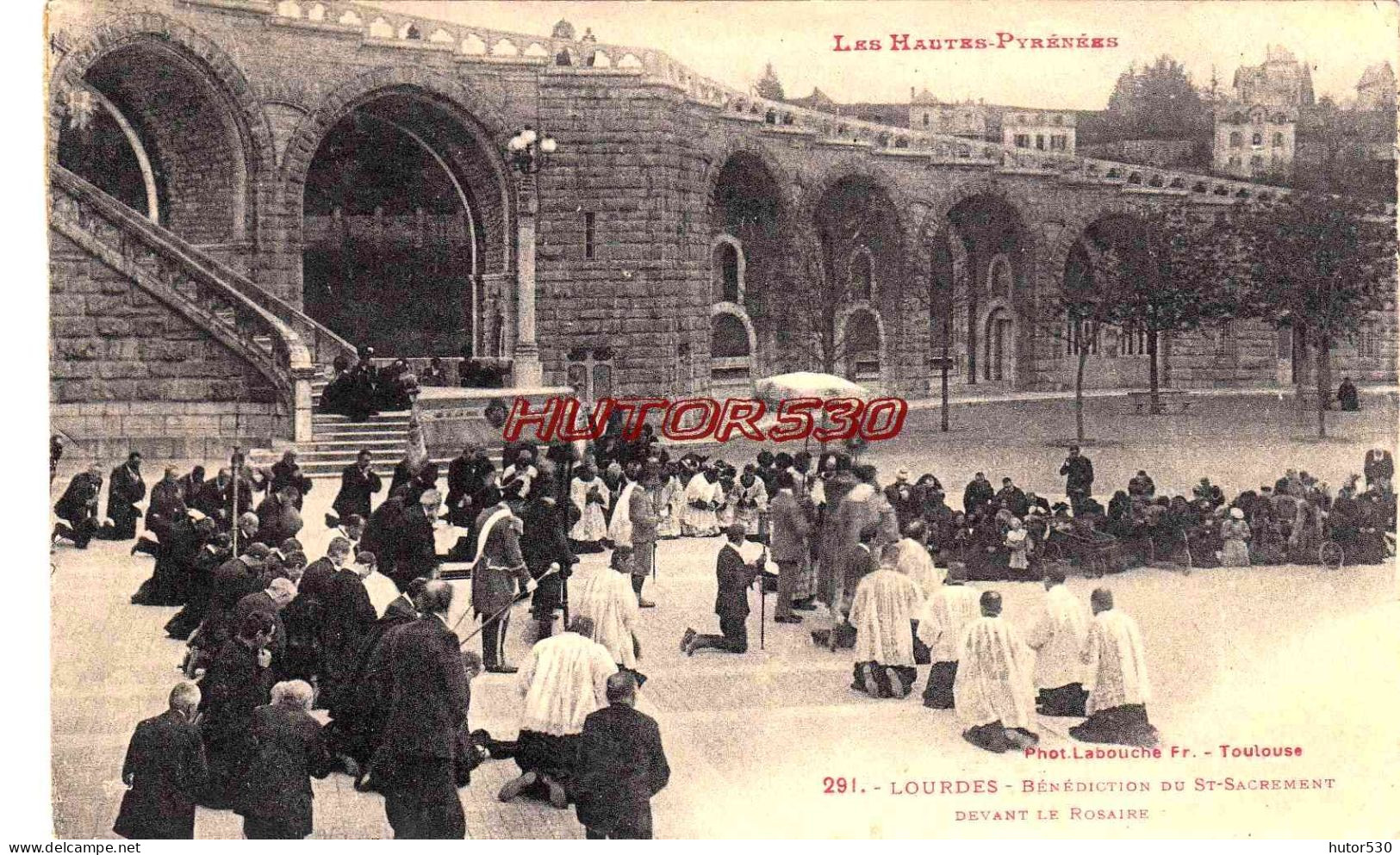 CPA LOURDES - BENEDICTION DU ST SACREMENT - Lourdes