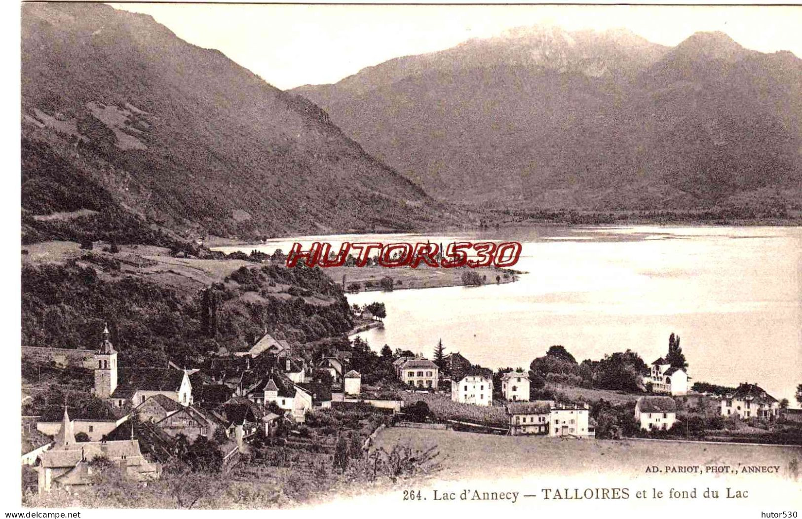 CPA TALLOIRES - ET LE FOND DU LAC - Talloires