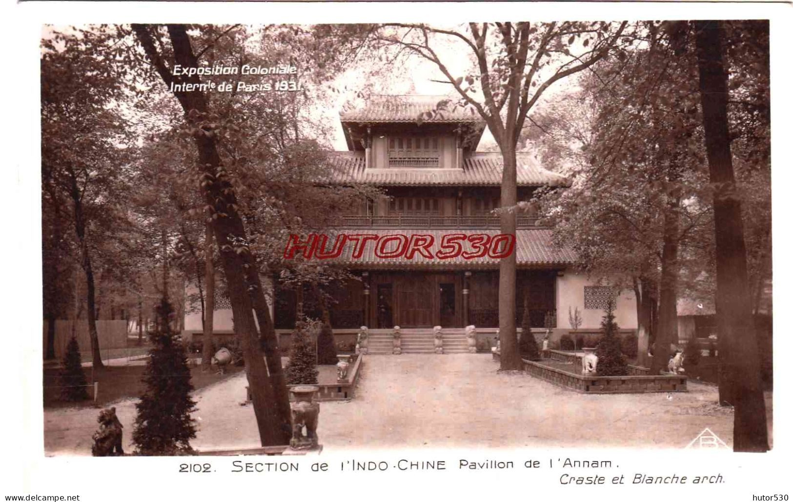 CPA PARIS - EXPOSITION COLONIALE 1931 - INDO CHINE - Ausstellungen