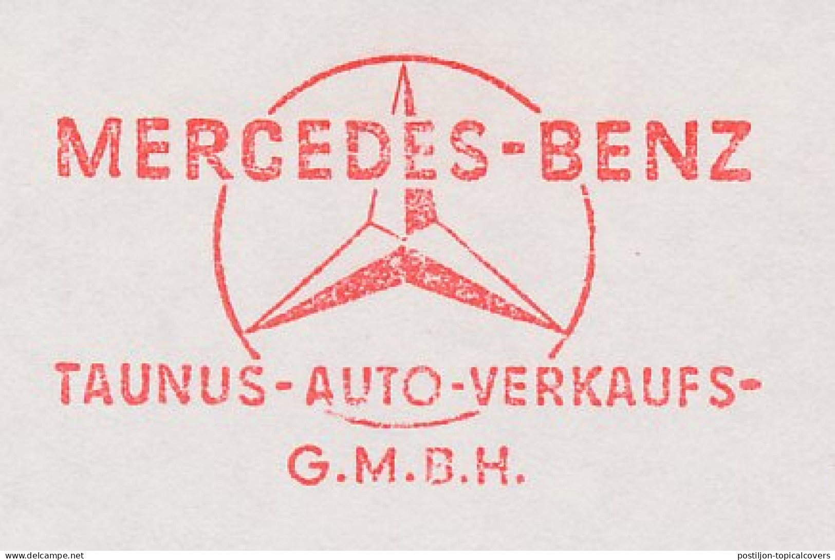 Meter Cut Germany 1982 Car - Mercedes Benz - Automobili
