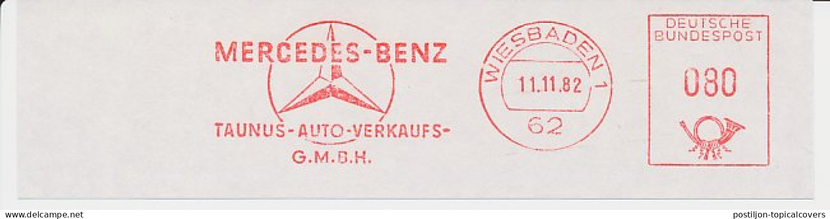 Meter Cut Germany 1982 Car - Mercedes Benz - Voitures