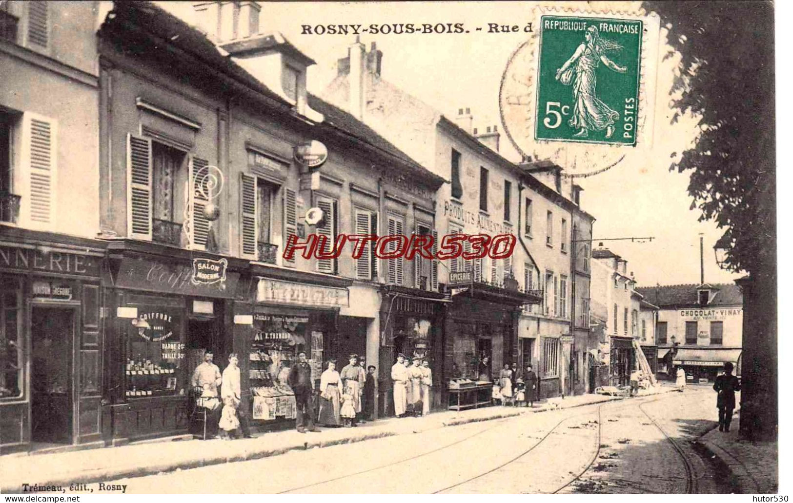 CPA ROSNY SOUS BOIS - RUE DÂ… - Rosny Sous Bois