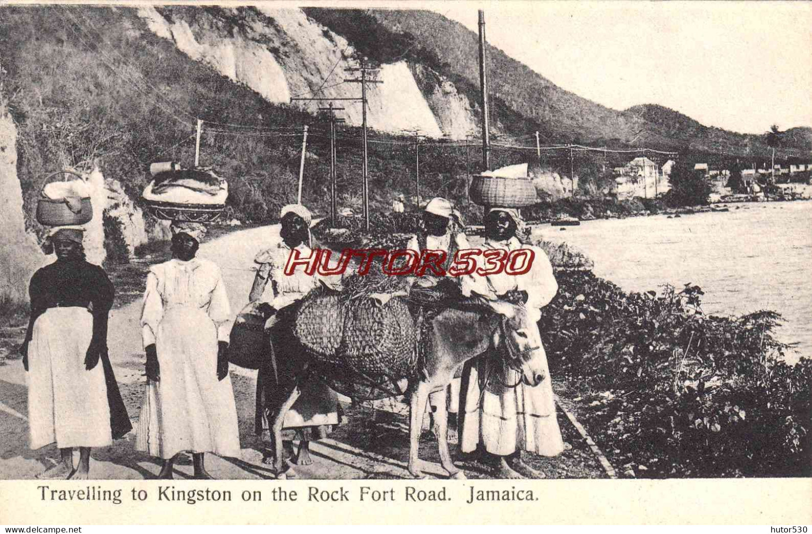 CPA JAMAICA - TRAVELLING TO KINGSTON ON THE ROCCK FORT ROAD - Jamaica