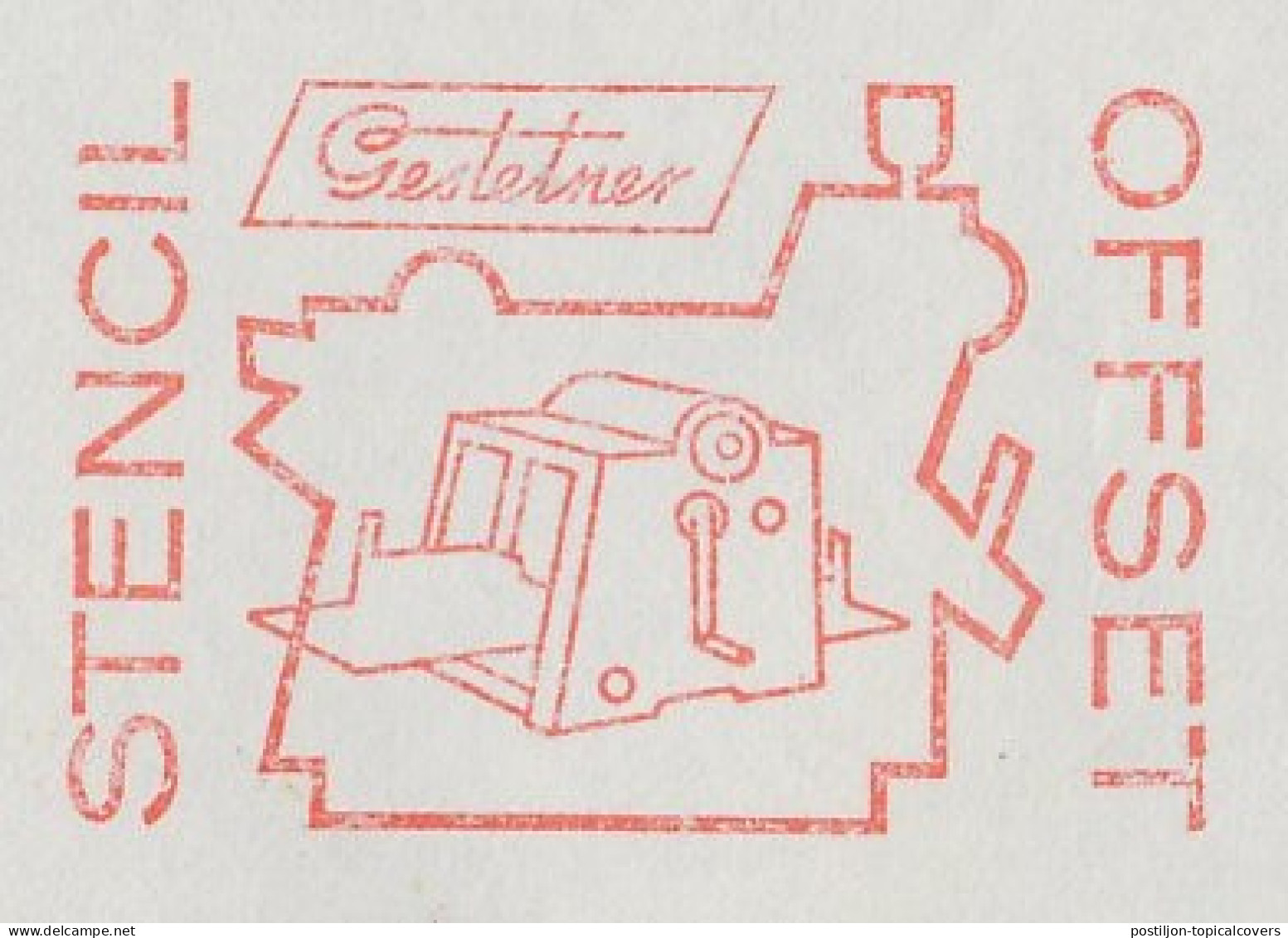 Meter Cover Netherlands 1971 Printing Machine - Gestetner - Other & Unclassified