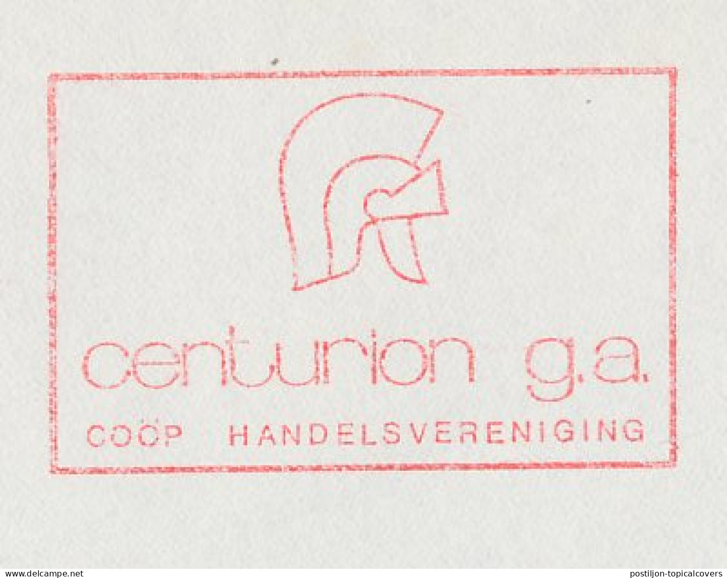Meter Cover Netherlands 1972 Centurion - Roman Officer - Helmet - Aalsmeer - Altri & Non Classificati