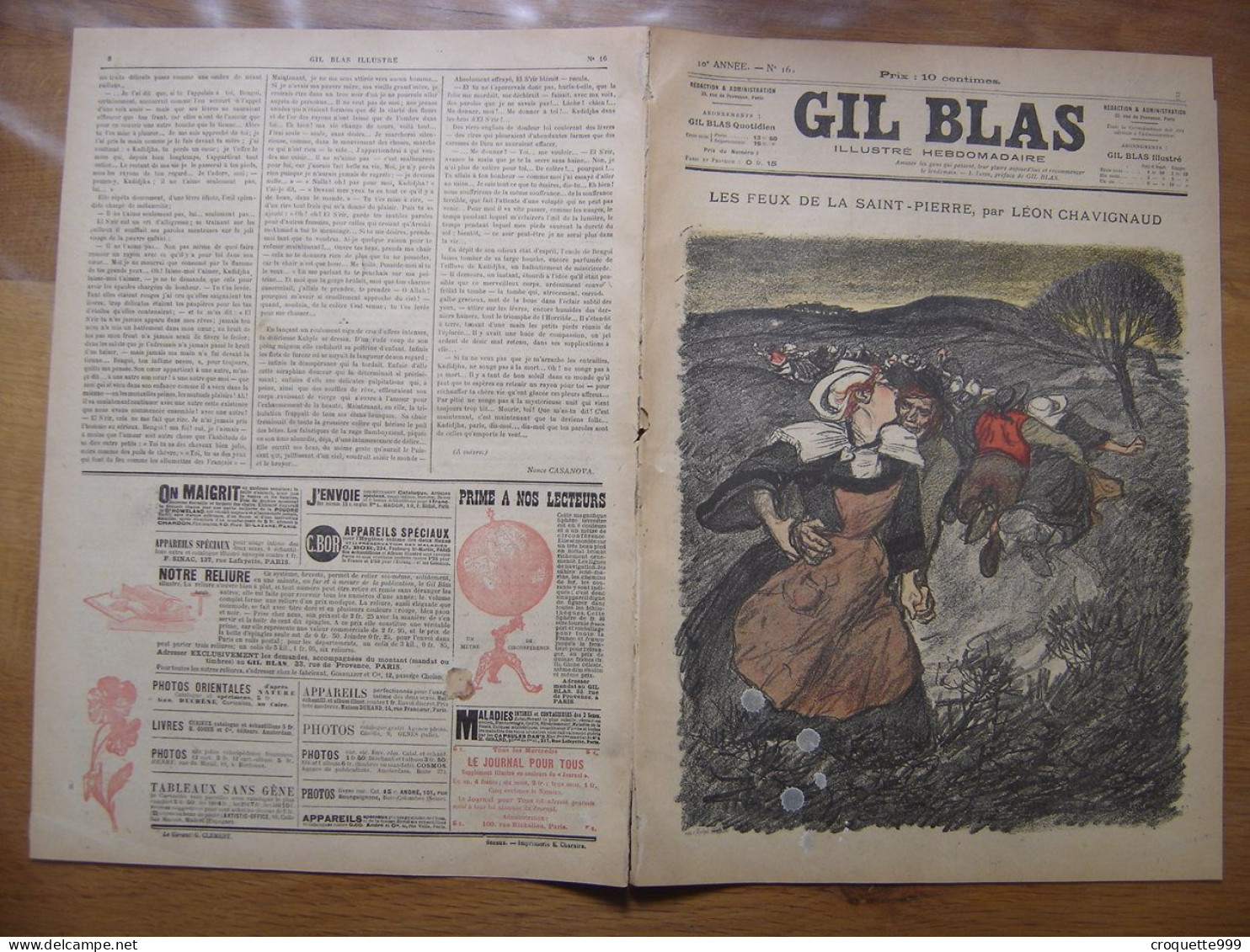 1900 GIL BLAS 16 Steinlen Weiluc Balluriau - Andere & Zonder Classificatie