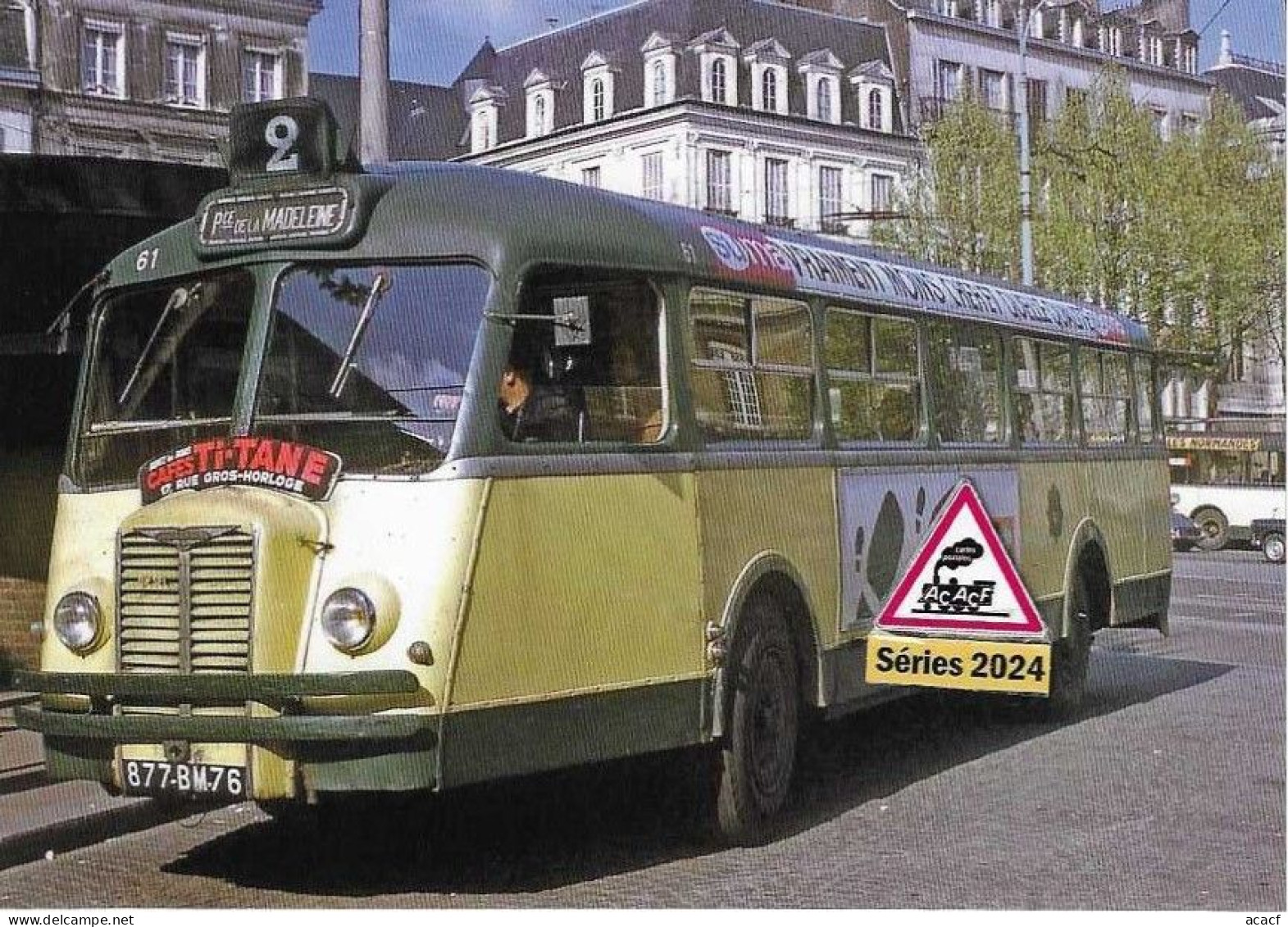 série thématique 20 CPM d'autobus anciens français  -