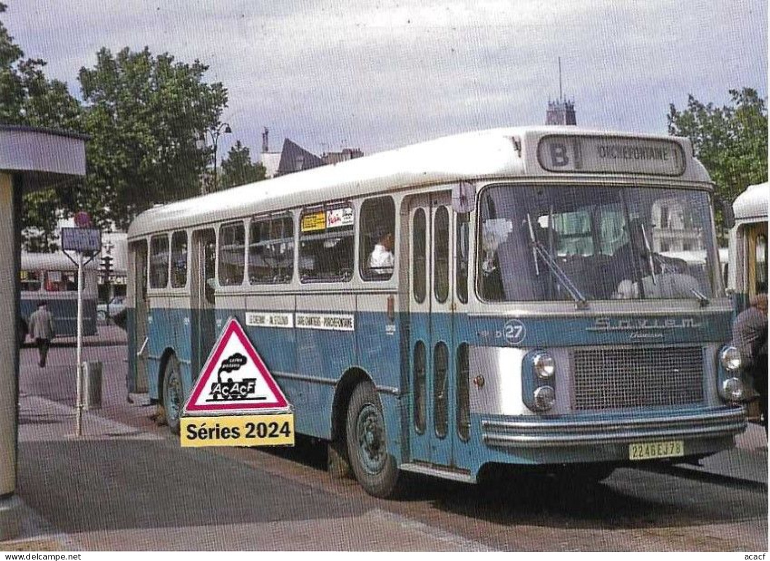 série thématique 20 CPM d'autobus anciens français  -
