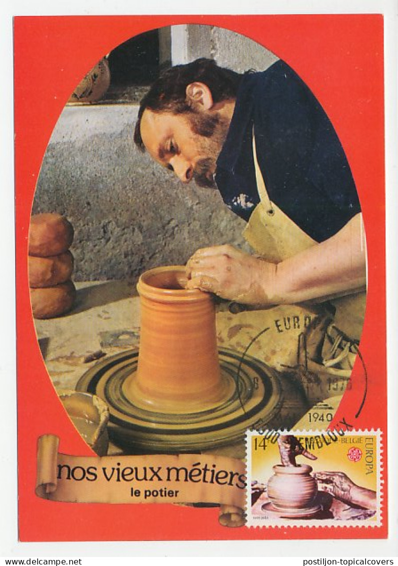 Maximum Card Belgium 1976 Pottery - Ceramist - Porzellan