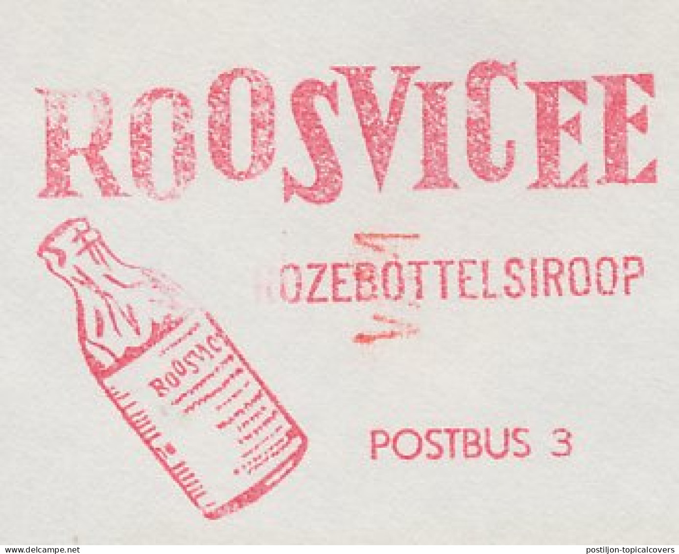 Meter Cover Netherlands 1967 Rosehip Syrup - Veenendaal - Otros & Sin Clasificación