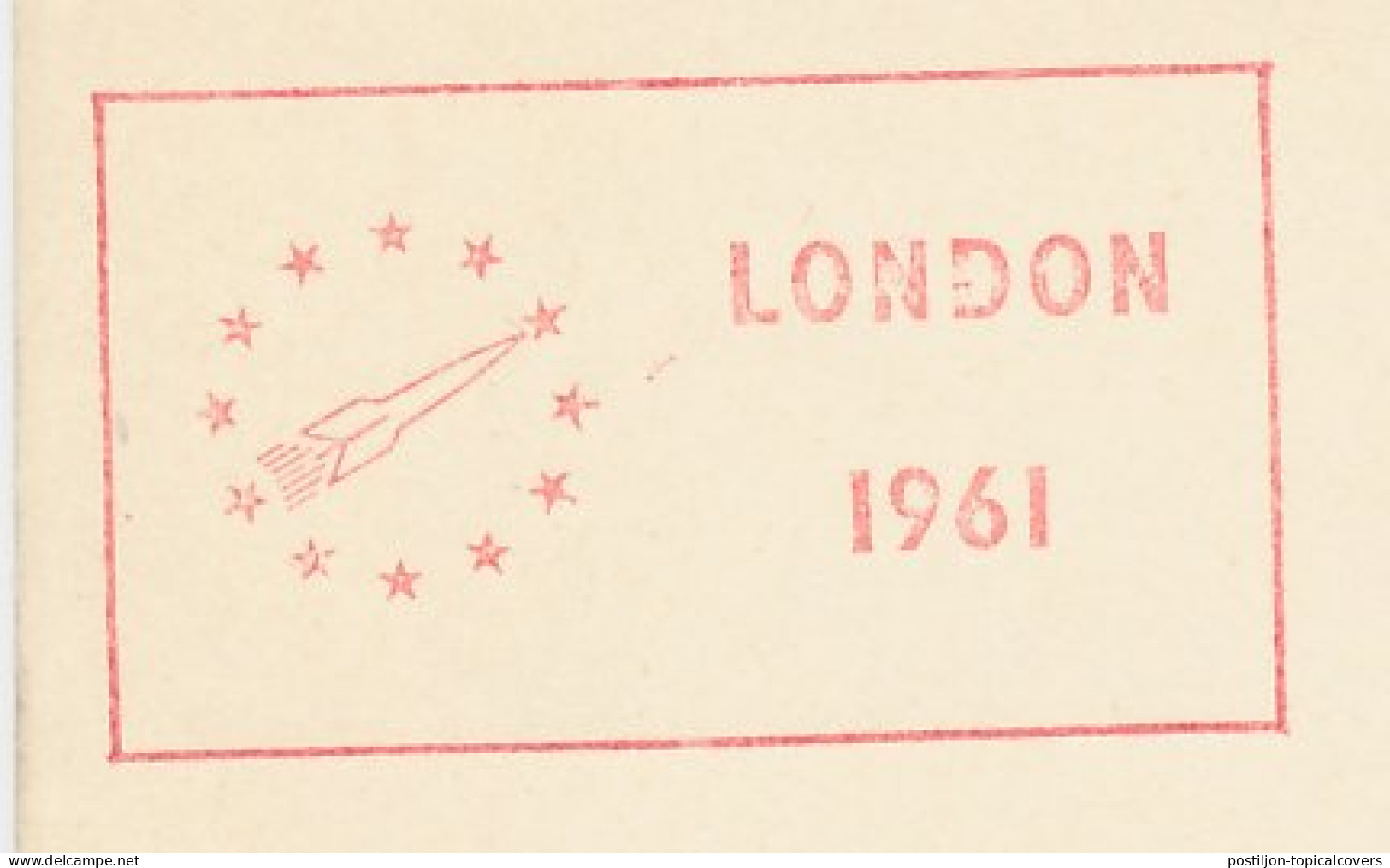 Meter Card GB / UK 1961 European Spaceflight Symposium - Astronomy