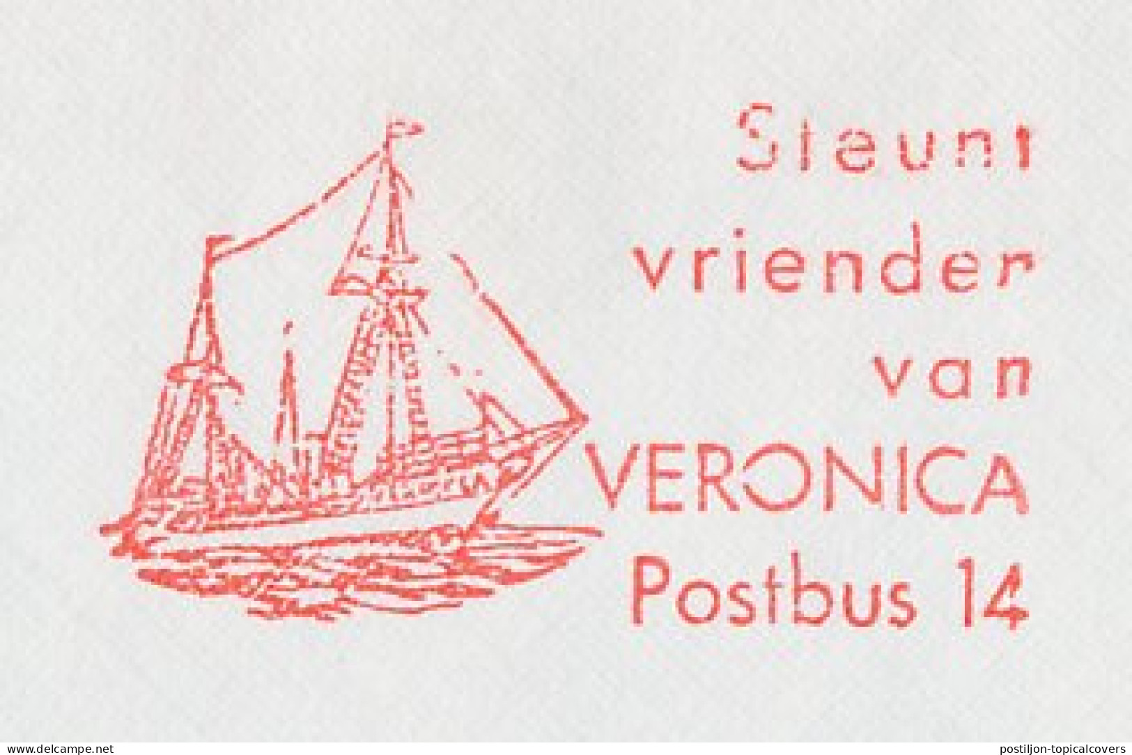 Meter Cover Netherlands 1974 Radio Pirate - Veronica - Sea Channel - Hilversum - Non Classés
