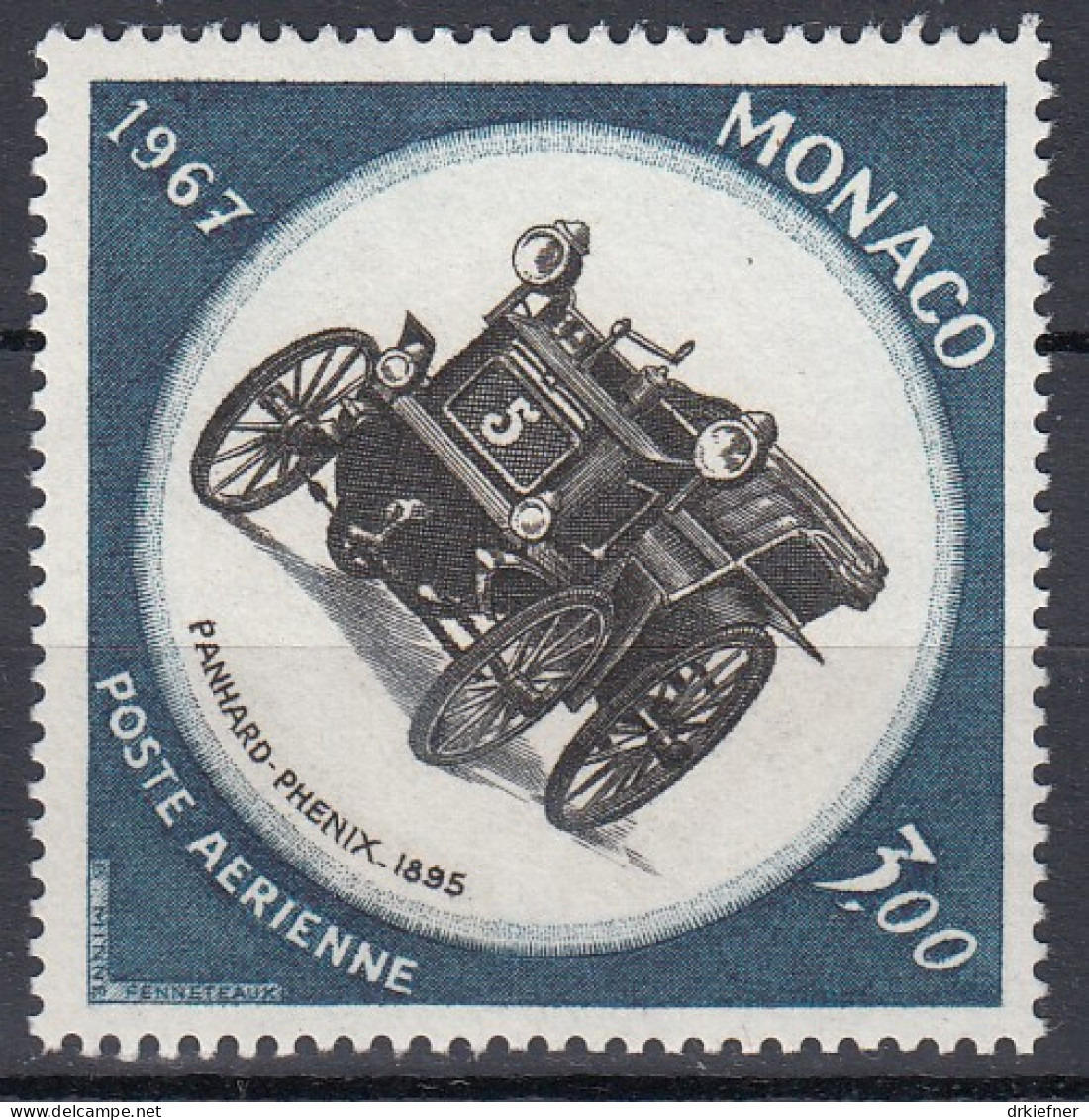 MONACO  862, Postfrisch **, Grand Prix, Flugpostmarke, 1967 - Ongebruikt