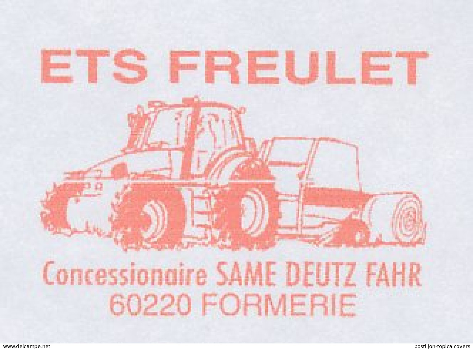 Meter Cover France 2002 Tractor - Agriculture