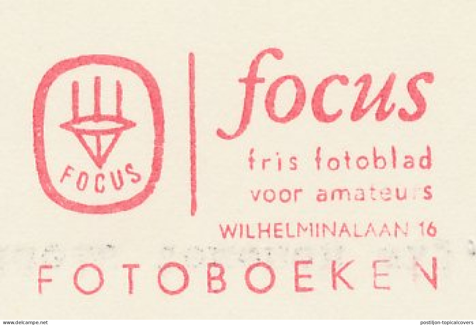 Meter Card Netherlands 1965 Focus - Photo Magazine - Haarlem - Fotografie