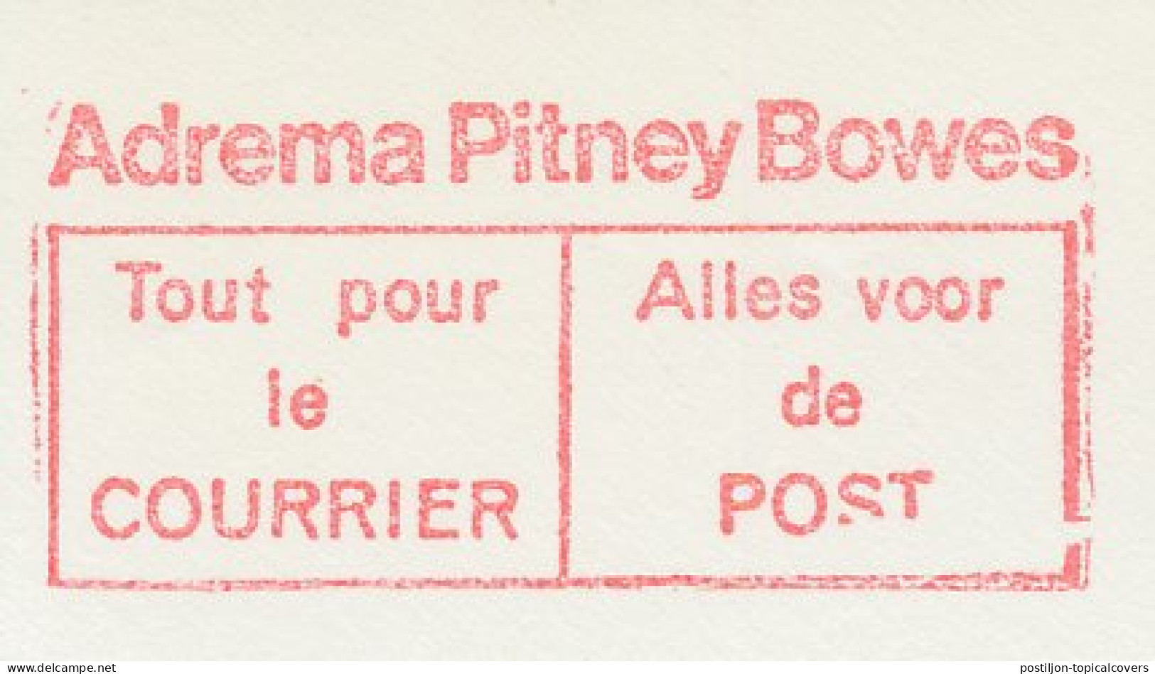 Meter Cut Belgium 1975 Pitney Bowes - Viñetas De Franqueo [ATM]