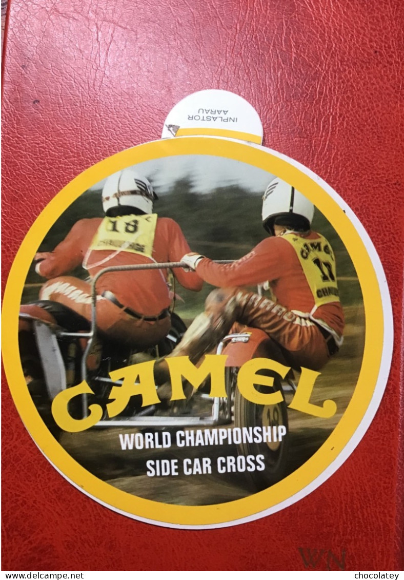 Camel World Championship Side Car Cross - Adesivi