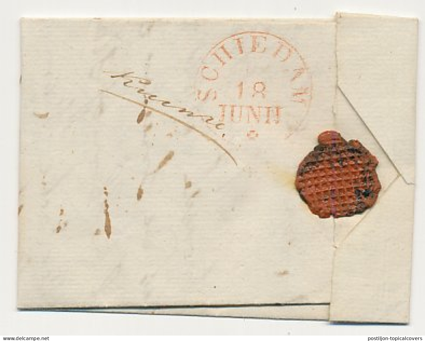 Distributiekantoor Kuinre - Schiedam 1839 - ...-1852 Prephilately