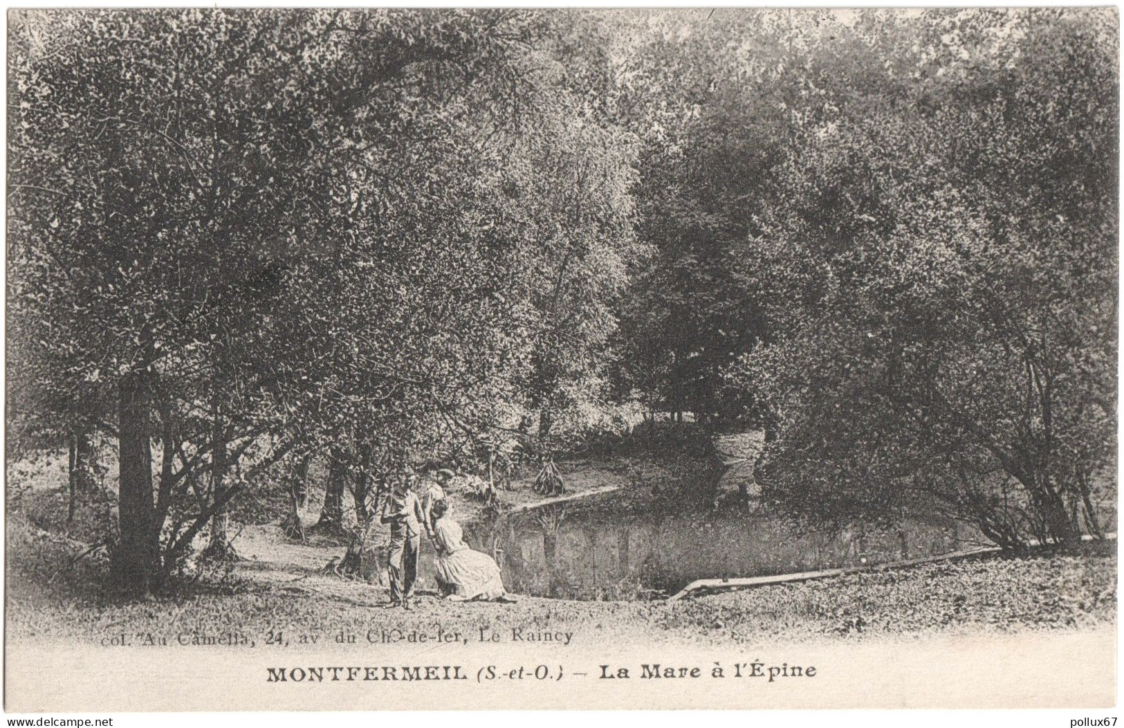 CPA DE MONTFERMEIL  (SEINE SAINT-DENIS)  LA MARE À L'ÉPINE - Montfermeil