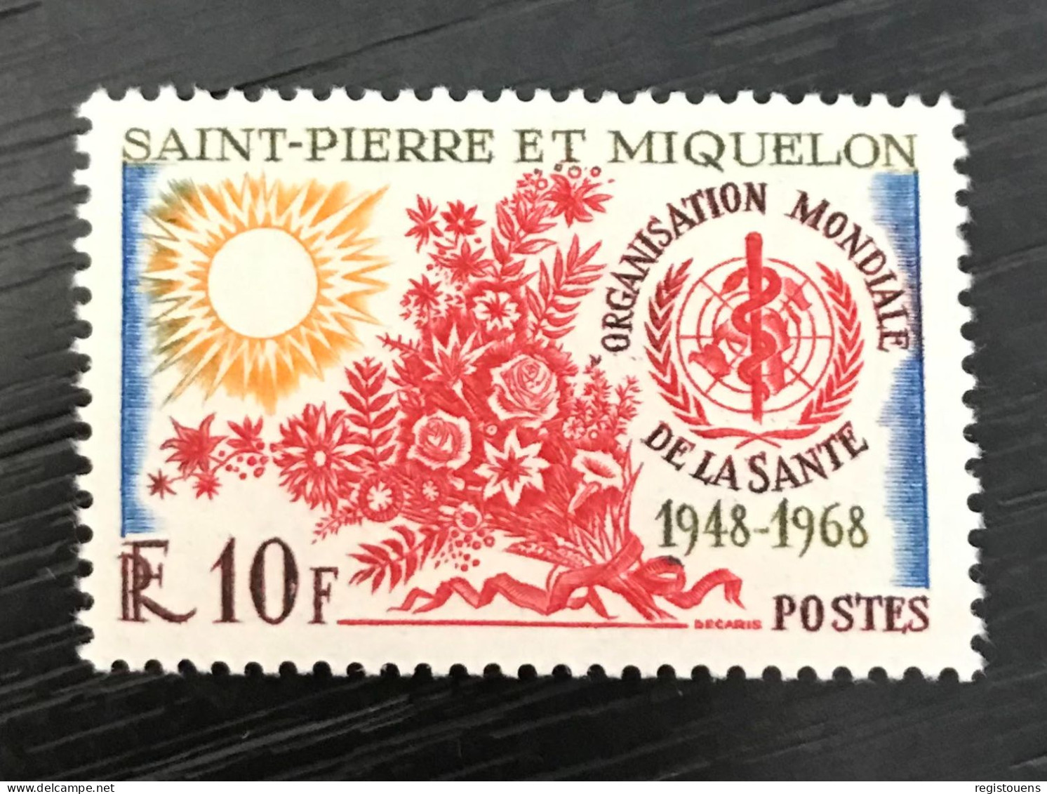 Timbre Neuf** Saint Pierre Et Miquelon 1968 Yt N° 379 - Ungebraucht