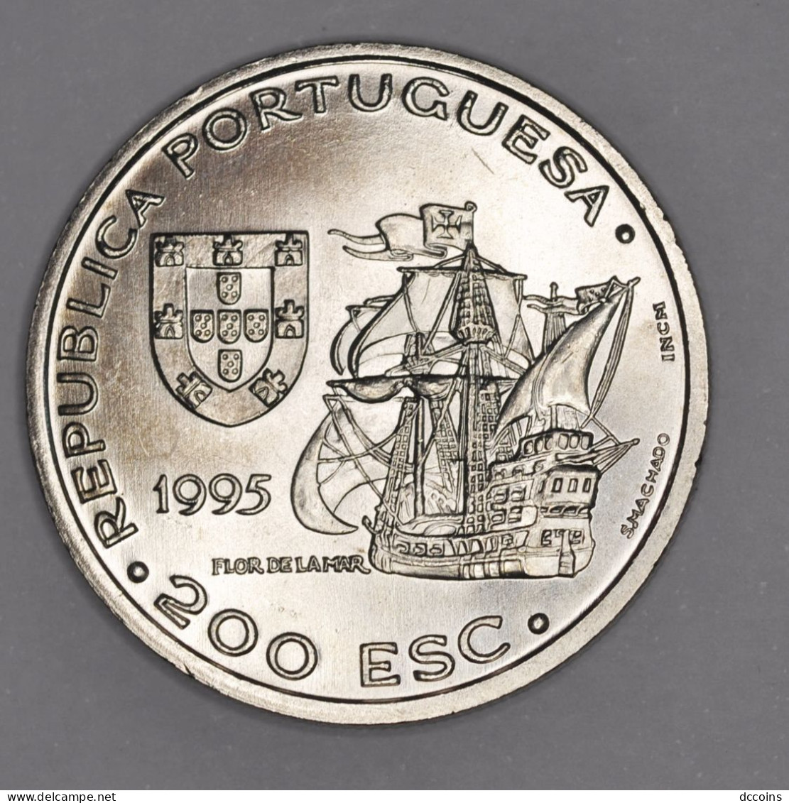 Descobrimentos Portugueses  6ª Serie 200  Esc. Melaka Malaca Year 1995 - Portugal