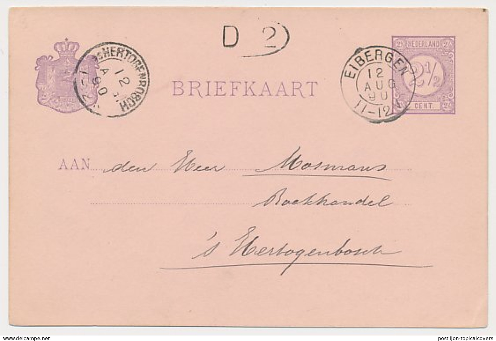 Kleinrondstempel Eibergen 1890 - Non Classificati