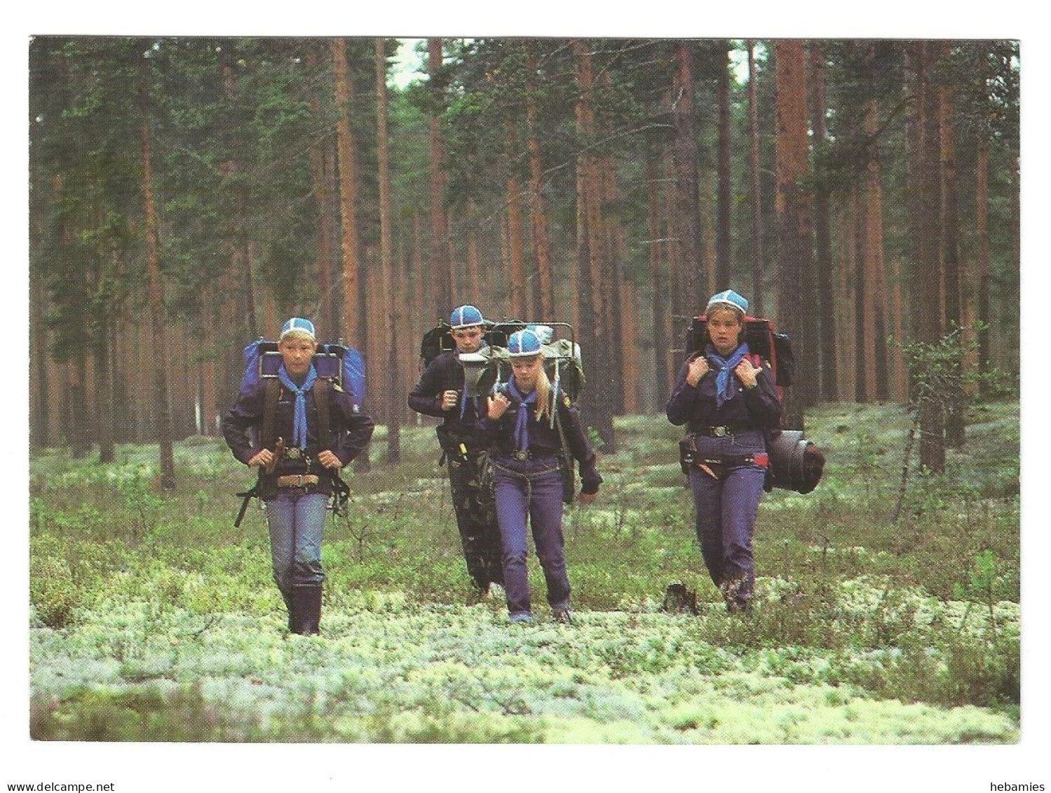 International Scout Camp MIILU 85 - Special Scout Stamped - FINLAND - - Pfadfinder-Bewegung
