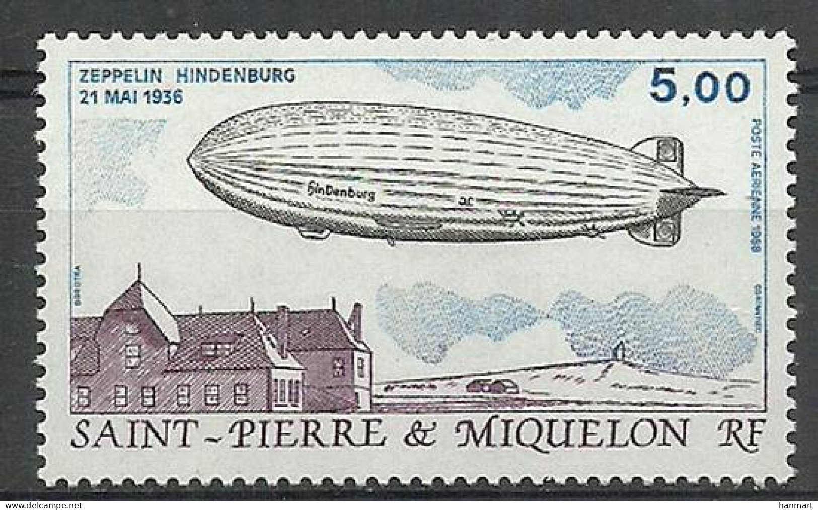 Saint Pierre And Miquelon 1988 Mi 559 MNH  (LZS1 SPM559) - Luchtballons