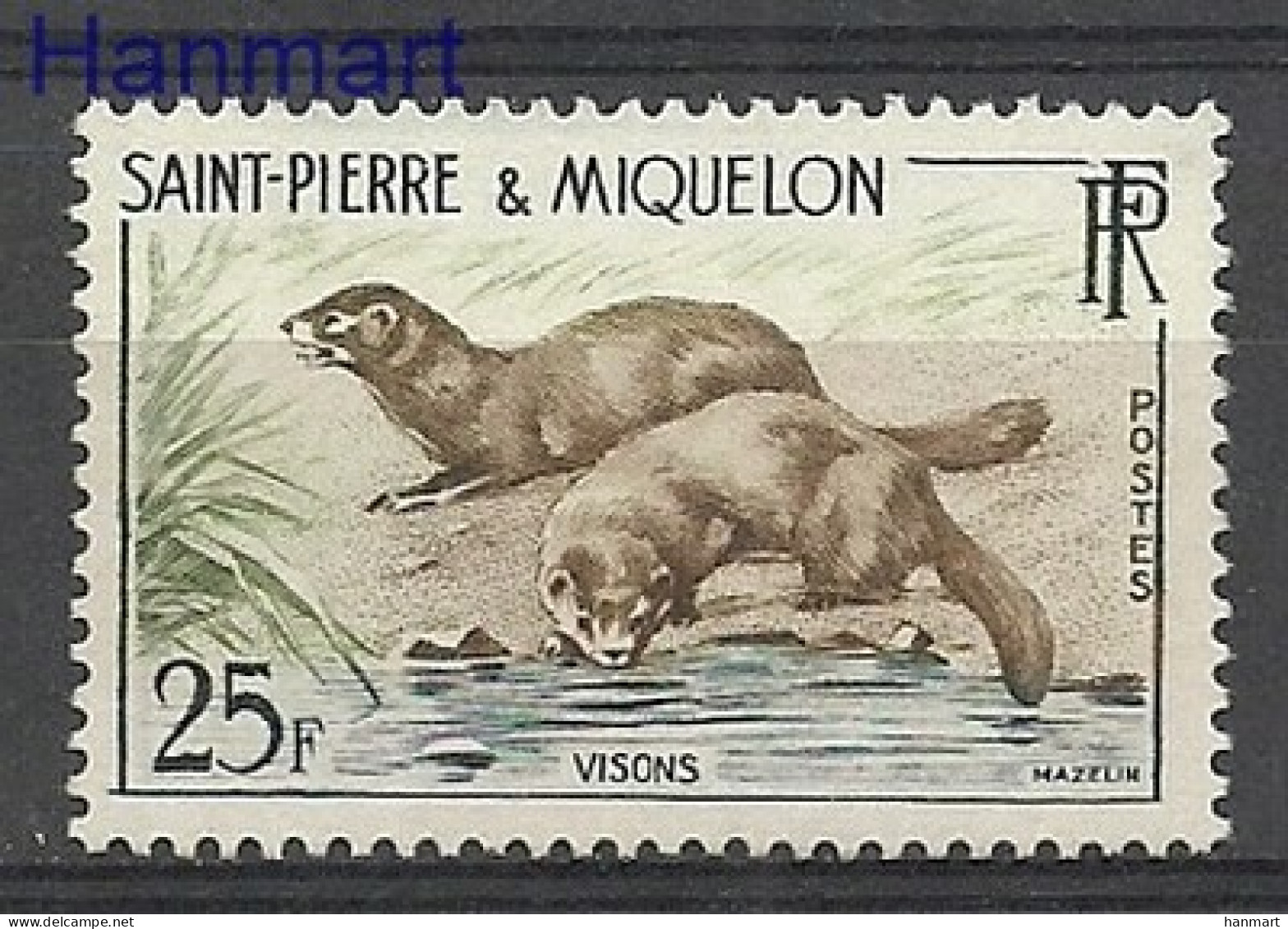 Saint Pierre And Miquelon 1959 Mi 391 MNH  (LZS1 SPM391) - Autres