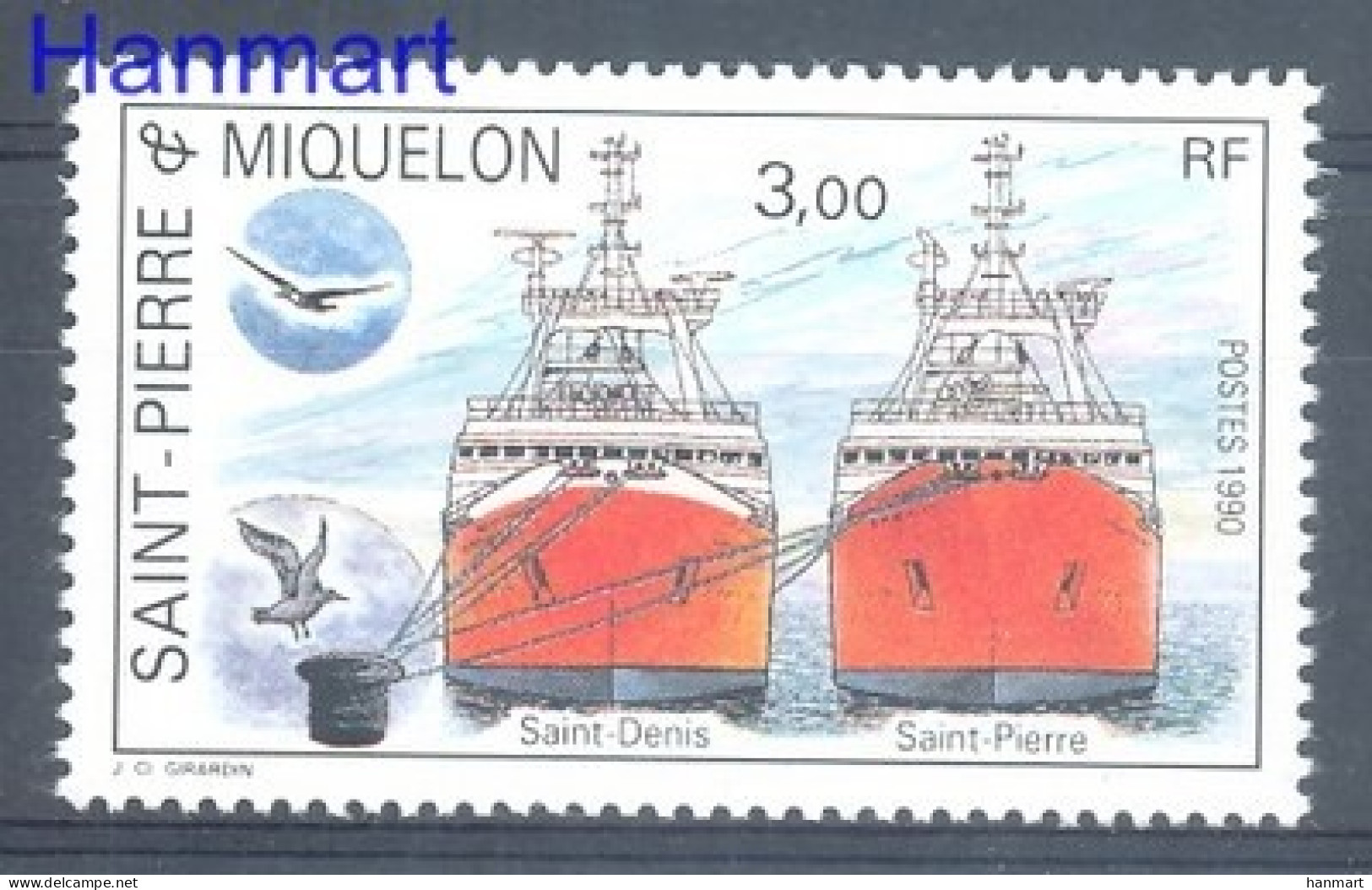 Saint Pierre And Miquelon 1990 Mi 604 MNH  (ZS1 SPM604) - Sonstige & Ohne Zuordnung