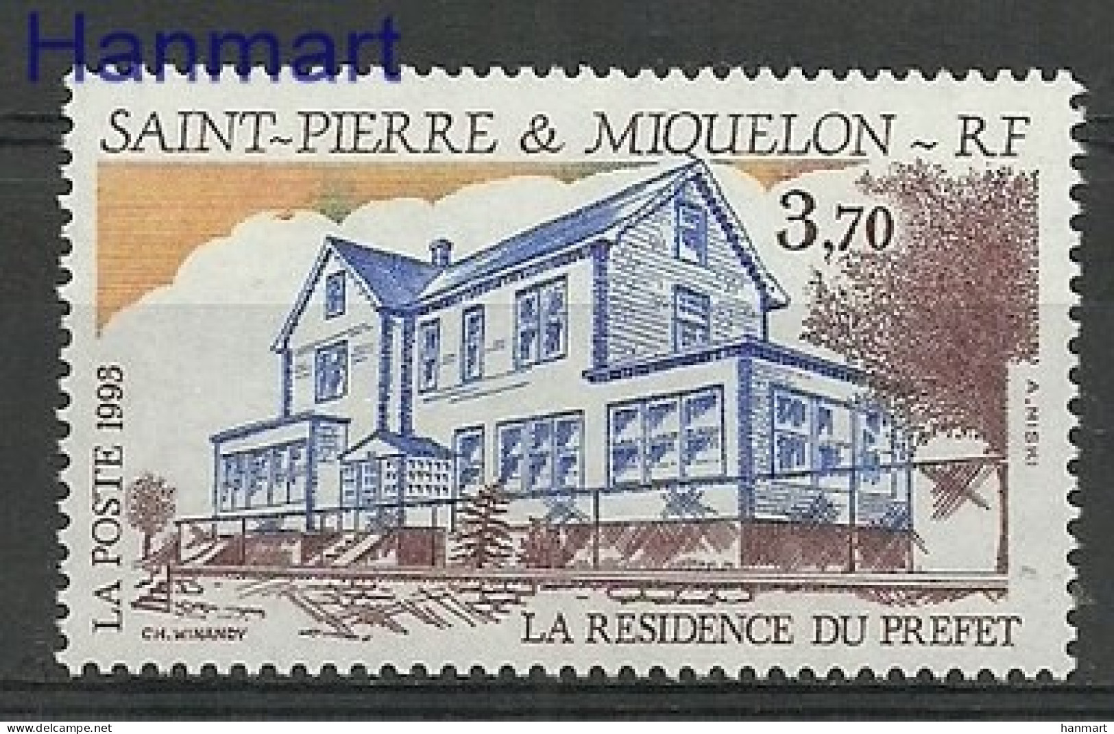 Saint Pierre And Miquelon 1993 Mi 664 MNH  (ZS1 SPM664) - Autres