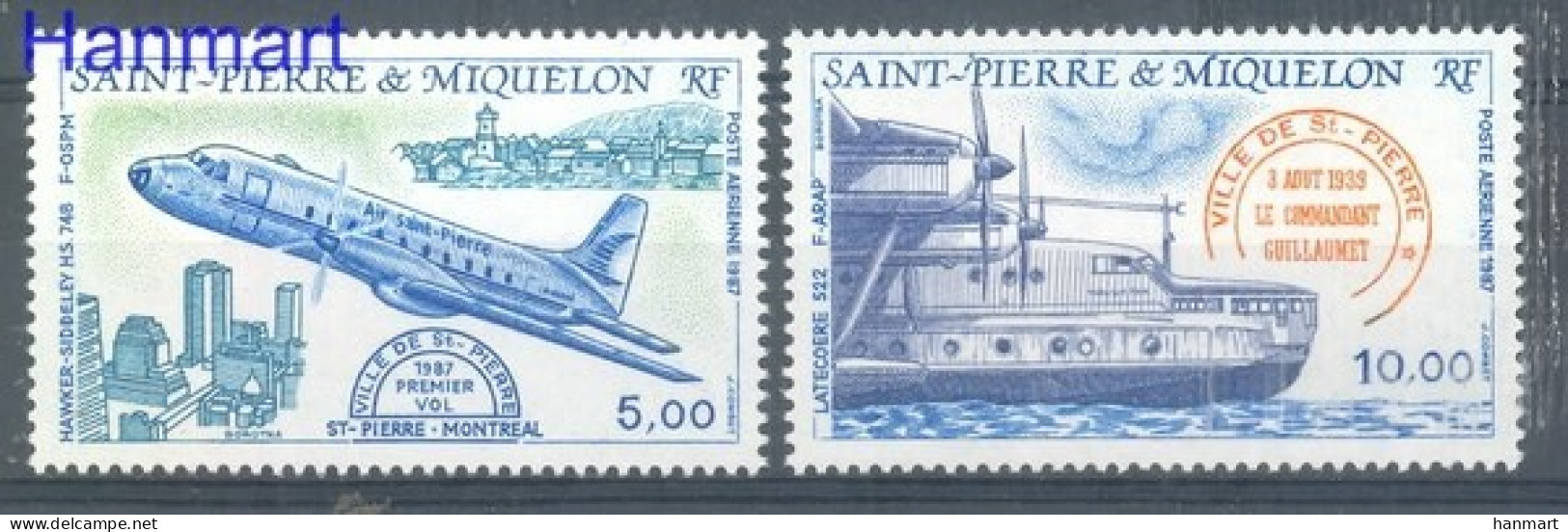 Saint Pierre And Miquelon 1987 Mi 548-549 MNH  (ZS1 SPM548-549) - Sonstige & Ohne Zuordnung