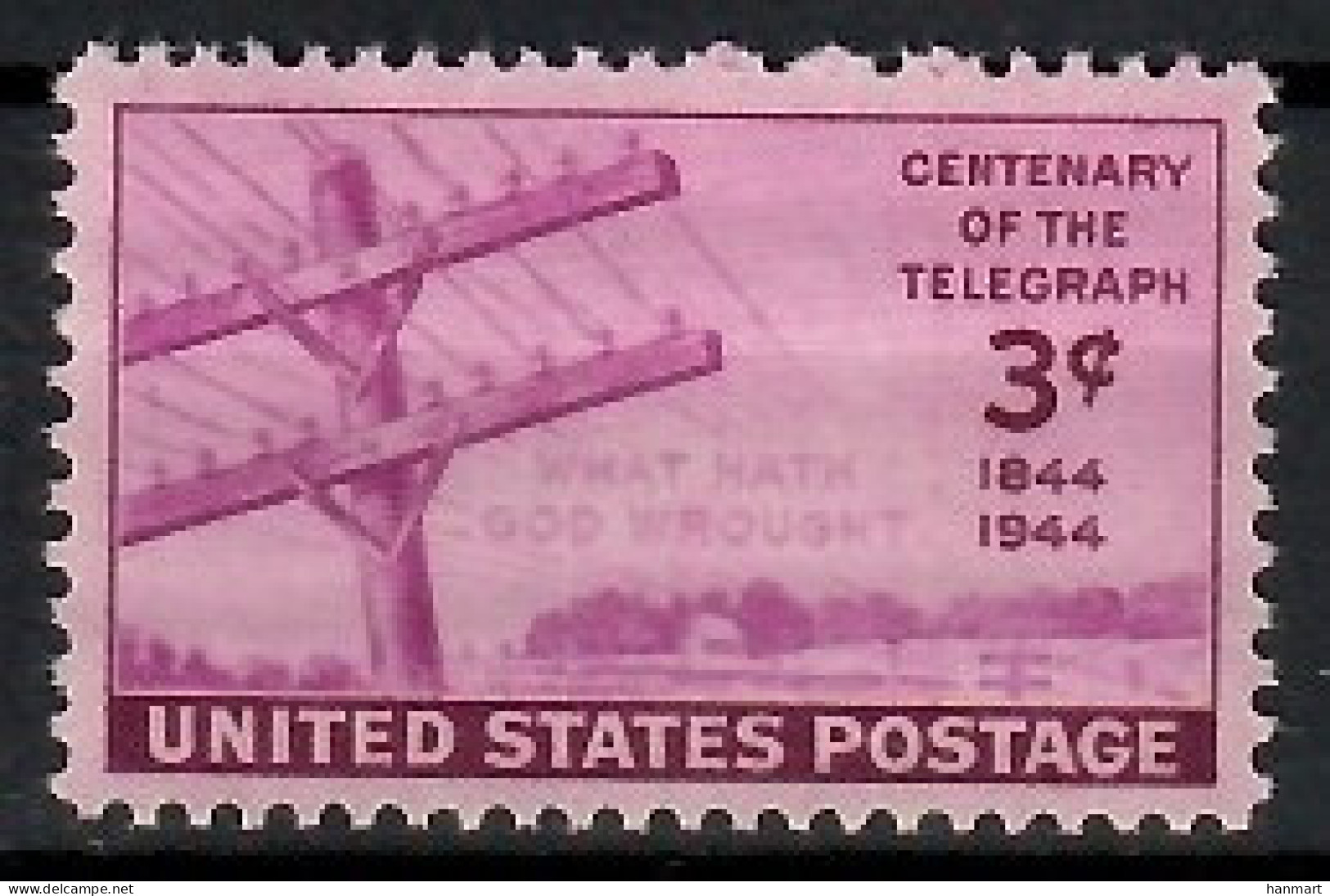 United States Of America 1944 Mi 527 MNH  (ZS1 USA527) - Télécom