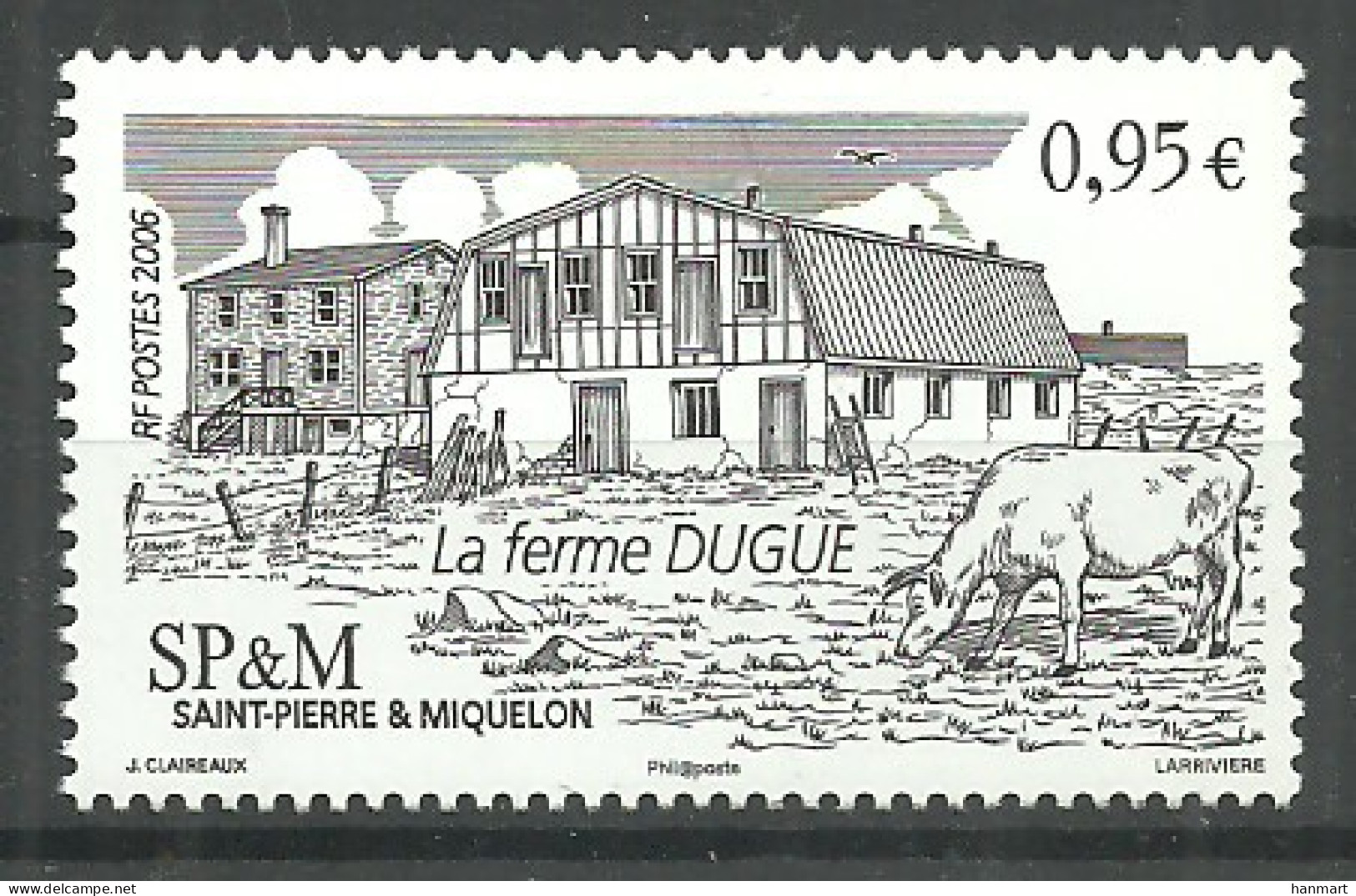 Saint Pierre And Miquelon 2006 Mi 966 MNH  (ZS1 SPM966) - Hoftiere