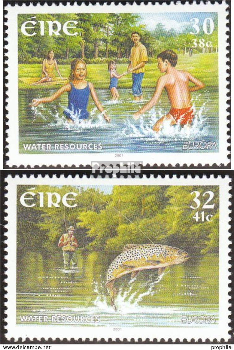 Irland 1337-1338 (kompl.Ausg.) Postfrisch 2001 Europa: Wasser - Nuevos