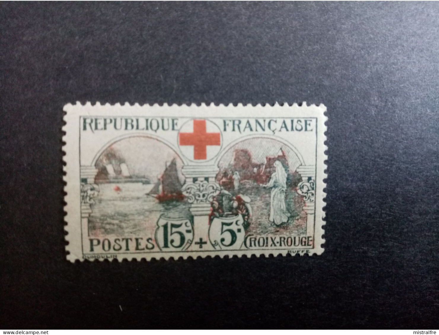 FRANCE.1918. N° 156. "CROIX ROUGE " NEUF SANS Charnières. Côte YT 2023 : 300,00 € - Ongebruikt