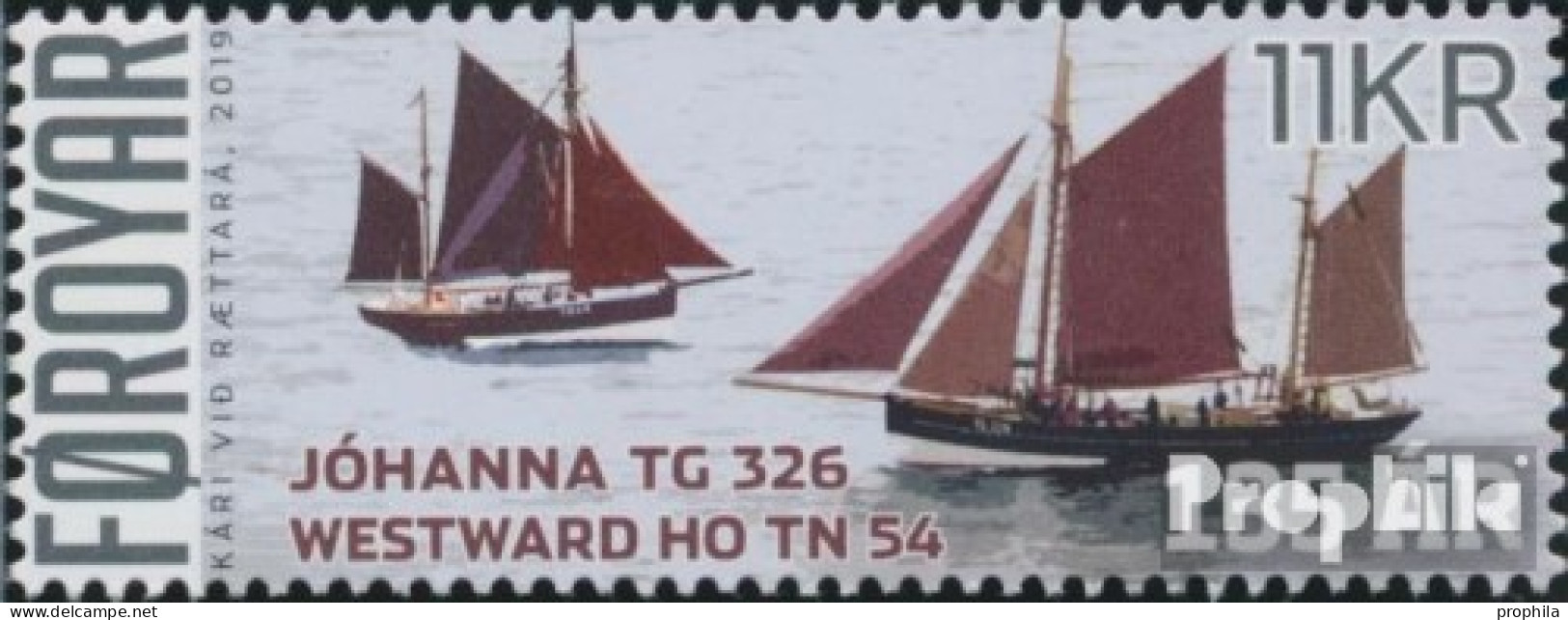 Dänemark - Färöer 963 (kompl.Ausg.) Postfrisch 2019 Segelschiffe - Faroe Islands