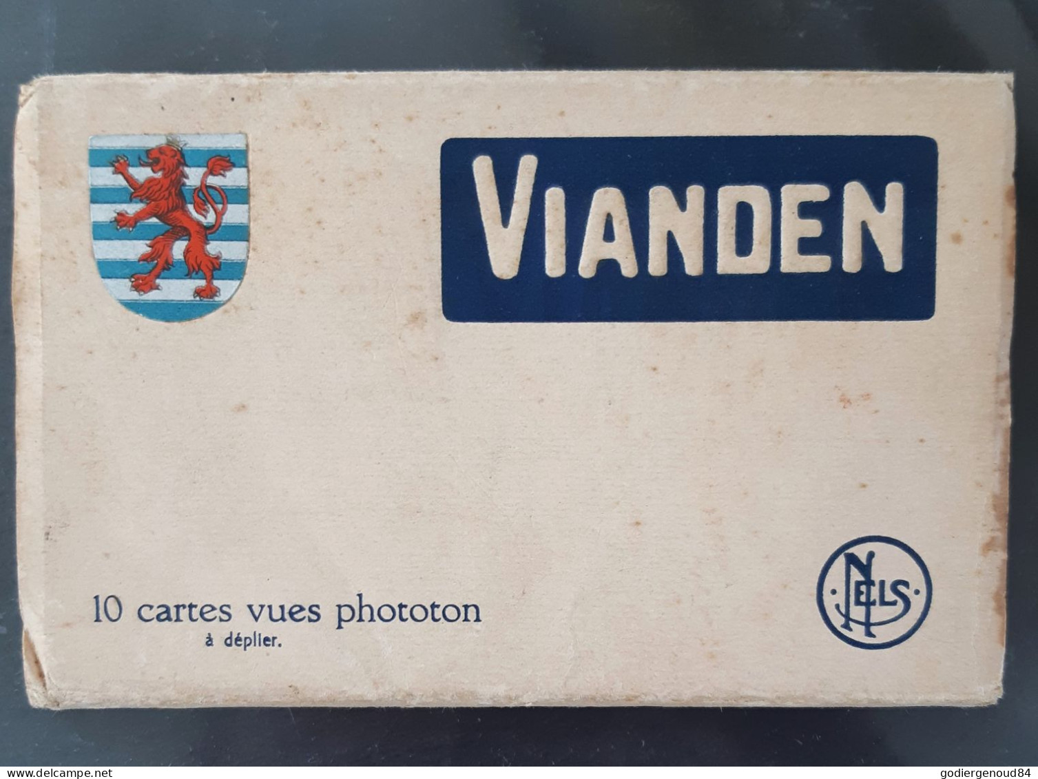Carnet 10 Cpa VIANDEN, Luxembourg, éditions Nels, Sous Forme De Dépliant - Petit Format