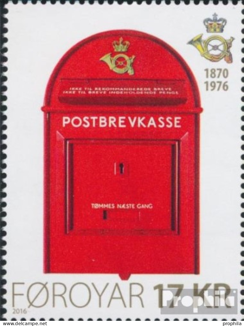 Dänemark - Färöer 856 Postfrisch 2016 Briefkasten - Féroé (Iles)