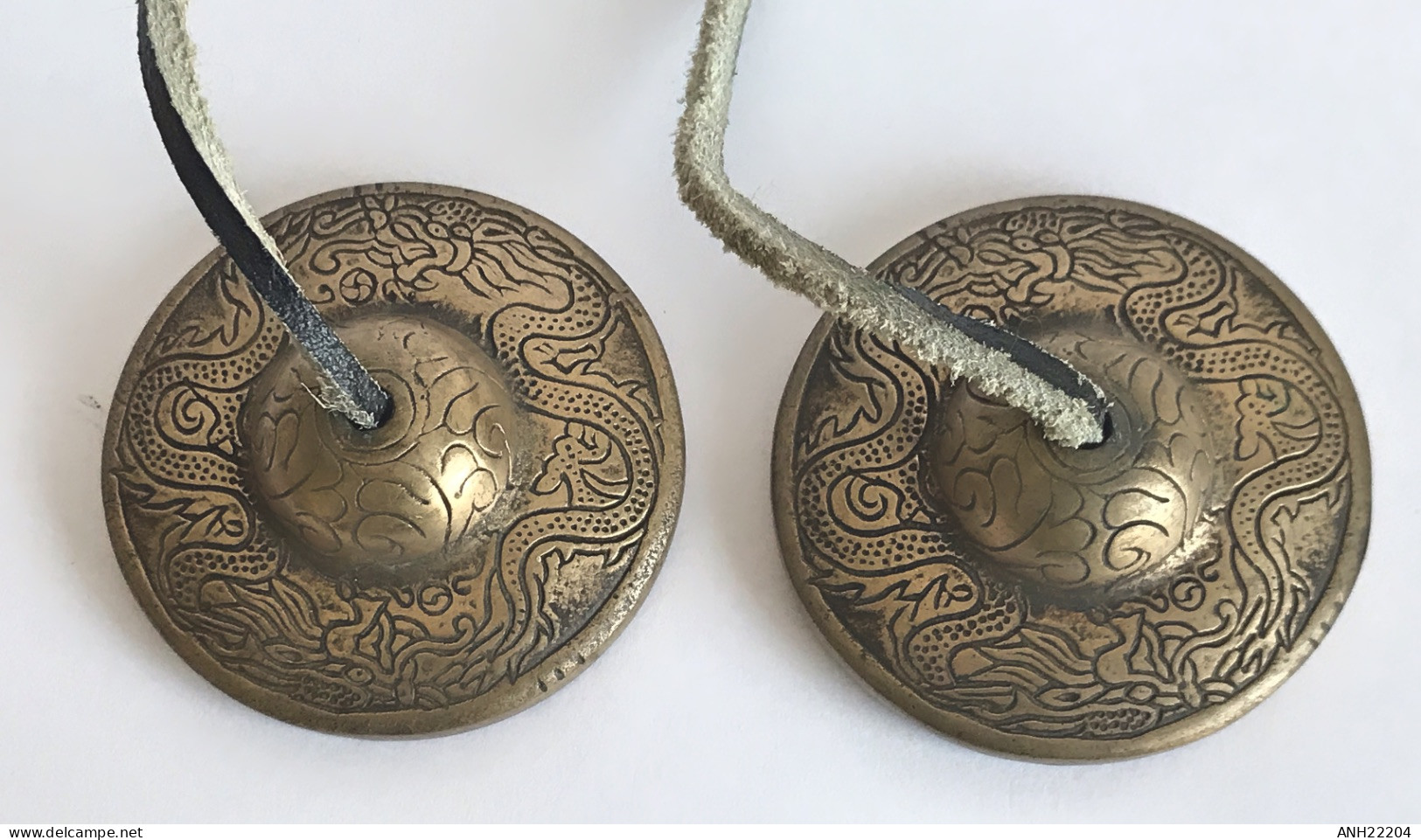 Cymbales/cloches Tingsha (2), Tibet, 1ère Moitié 20ème Siècle. Objets De Sanctuaire - Asiatische Kunst