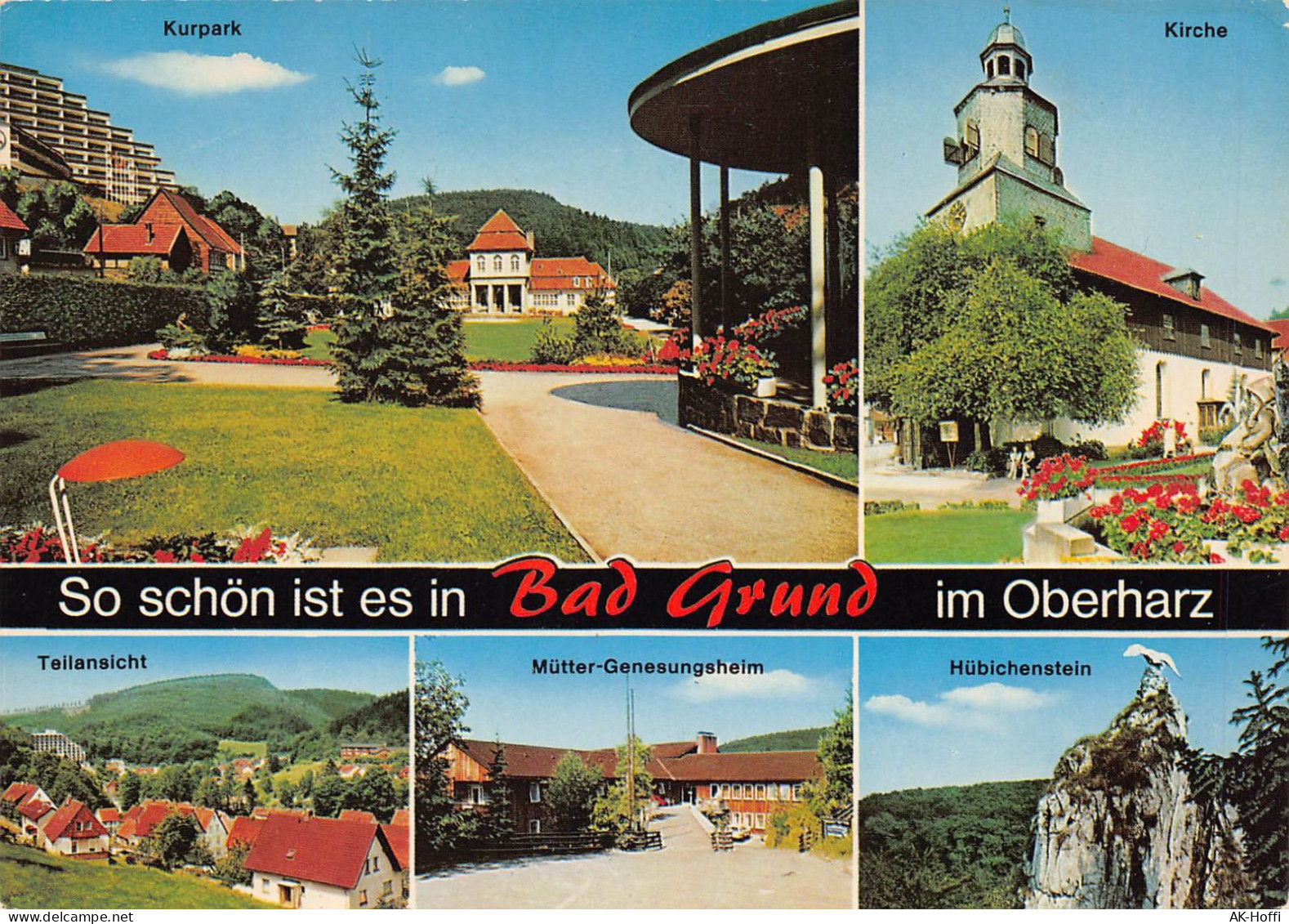 Bad Grund Im Oberharz - Mütter-Genesungsheim, Kurpark, Hübichenstein, Kirche - Bad Grund